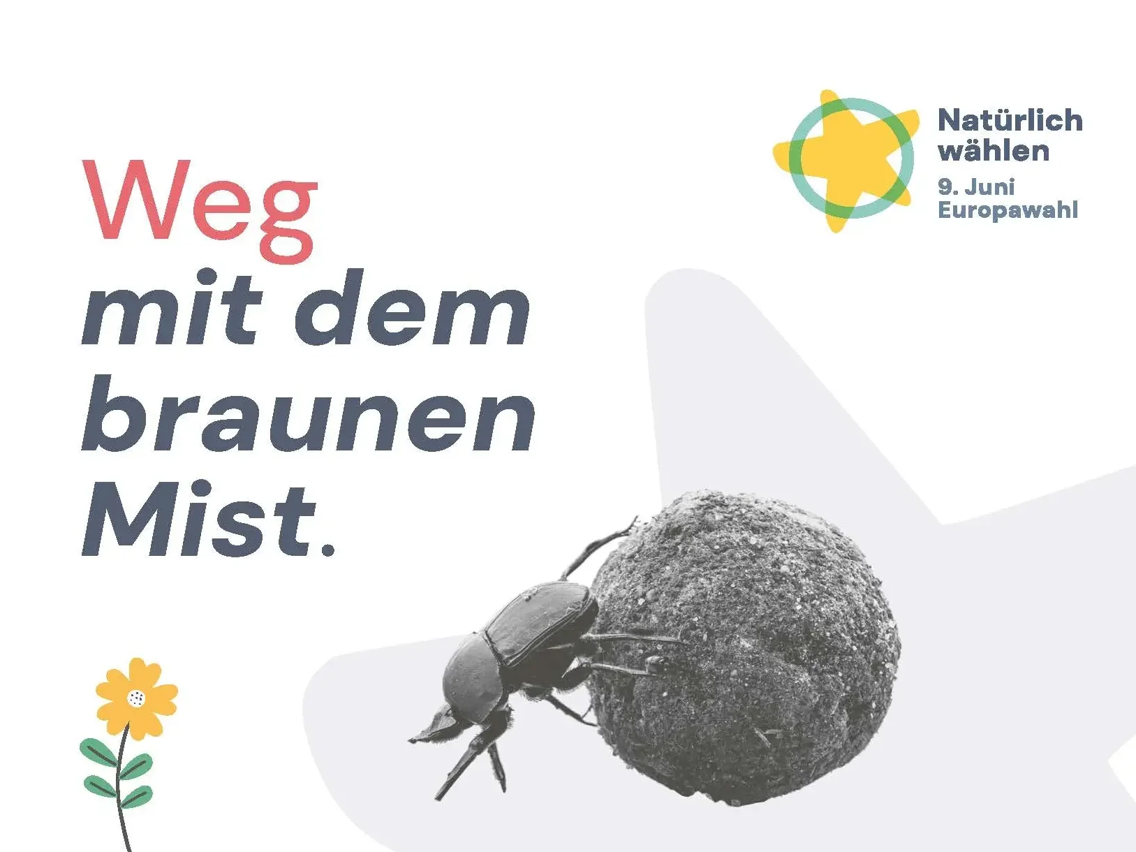 Weg mit dem braunen Mist | © Deutscher Naturschutzring