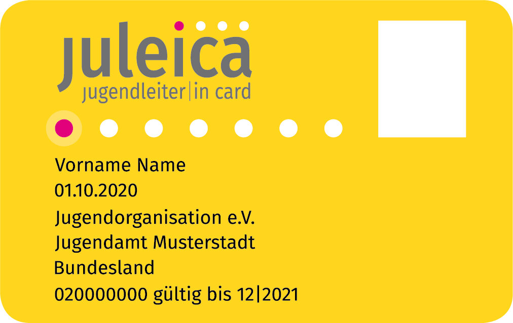 Juleica Karte | © Juleica Juleica Karte Vorderseite | © Juleica