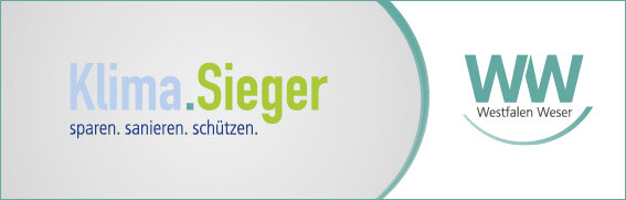KlimaSieger Bildmarke | © Westfalen Weser Energie GmbH & Co. KG KlimaSieger Bildmarke | © Westfalen Weser Energie GmbH & Co. KG