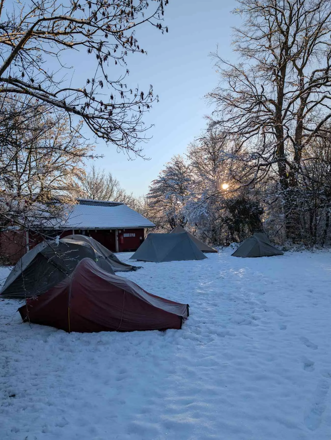Zelte im Schnee | © Markus Golletz