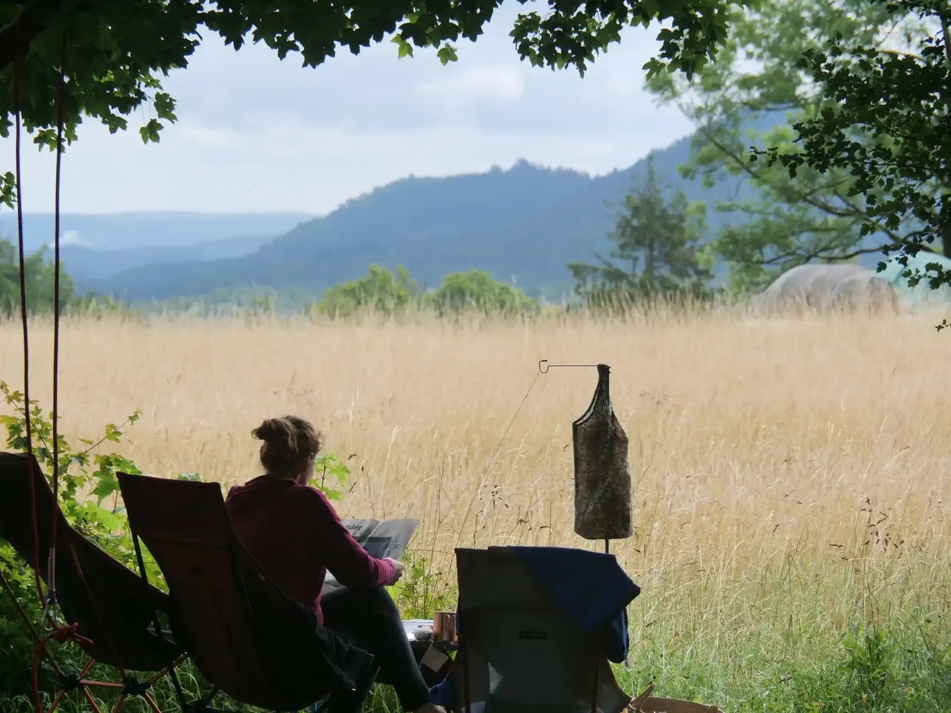 Ausblick vom Jugendzeltplatz Ith | © Markus Golletz